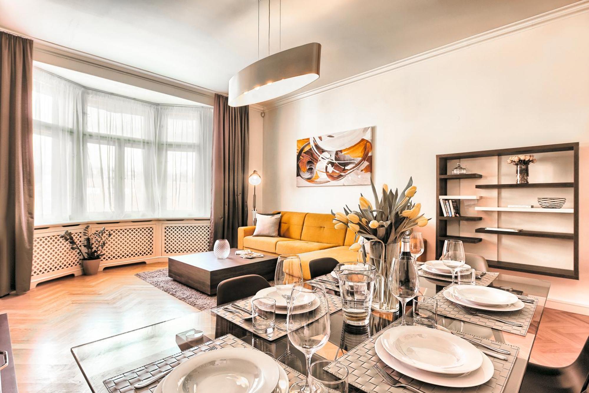 Milosrdnych Apartments Prag Exterior foto