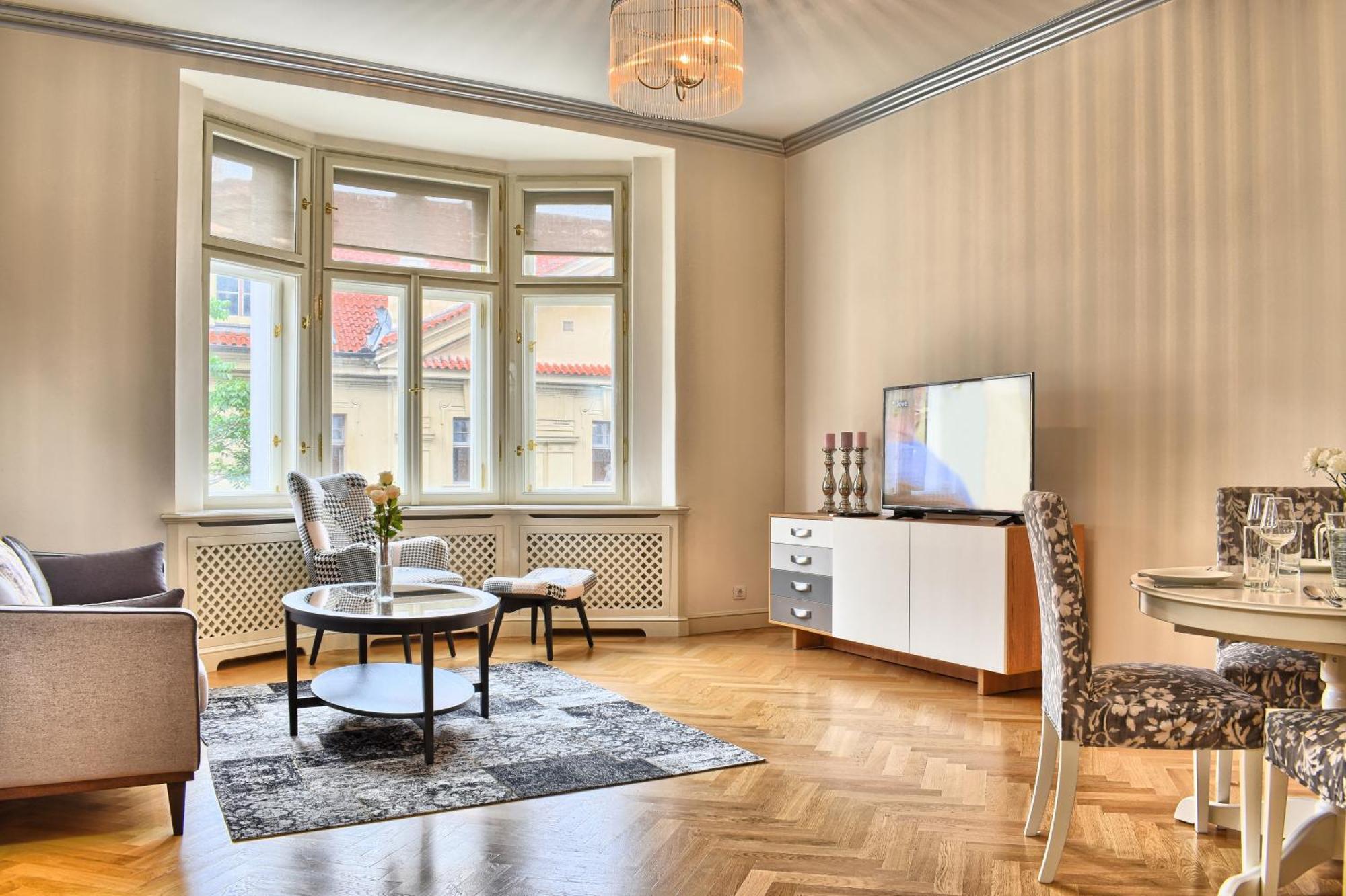 Milosrdnych Apartments Prag Exterior foto