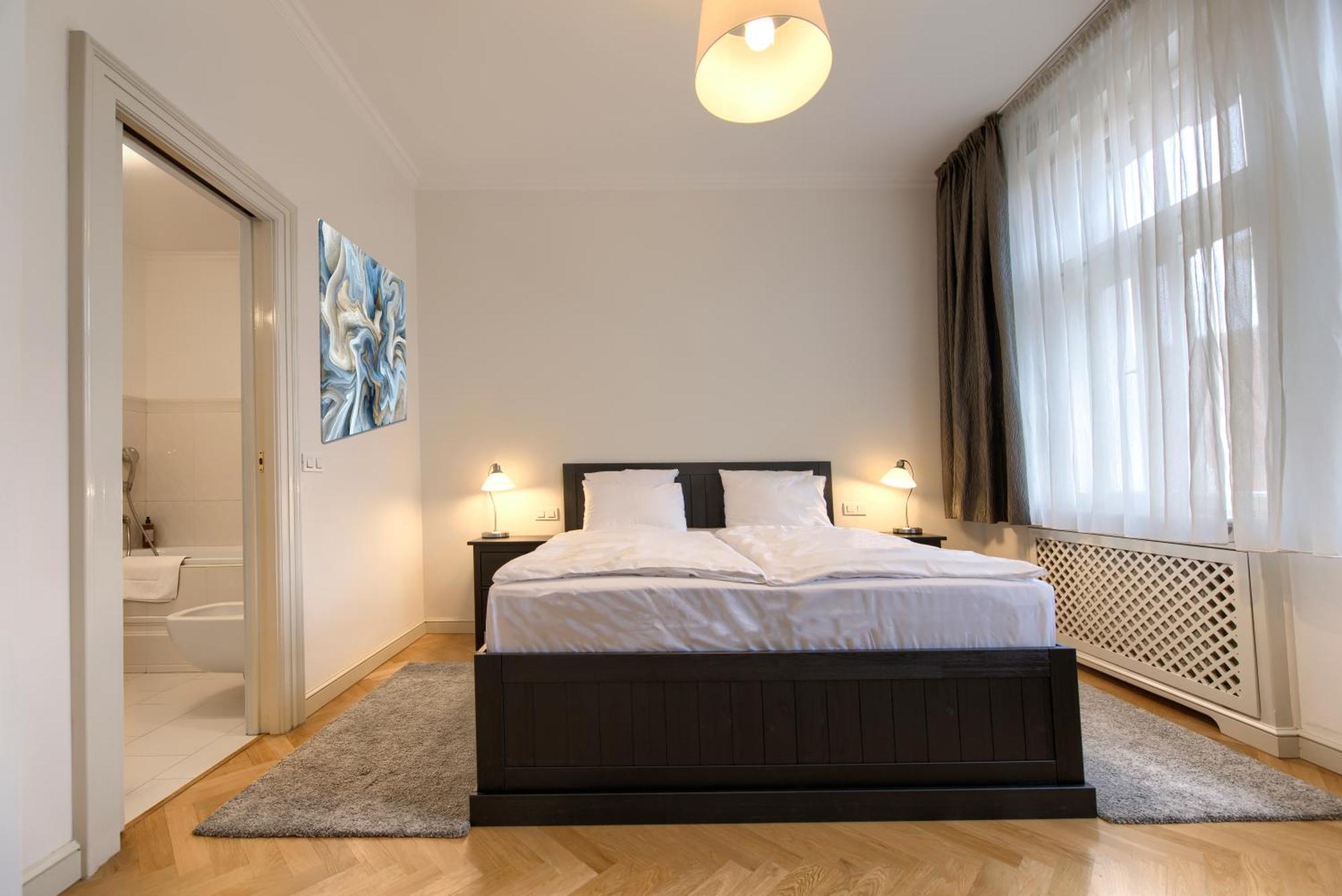 Milosrdnych Apartments Prag Zimmer foto