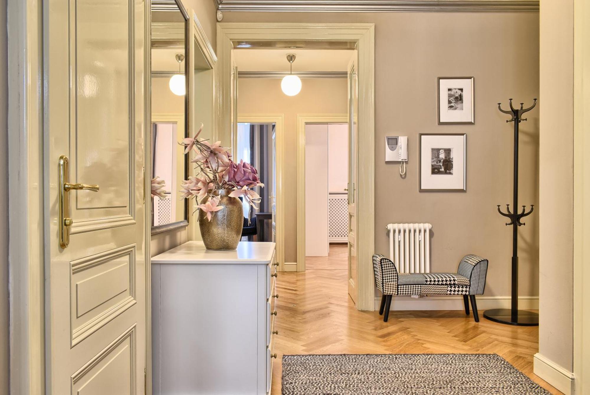Milosrdnych Apartments Prag Zimmer foto