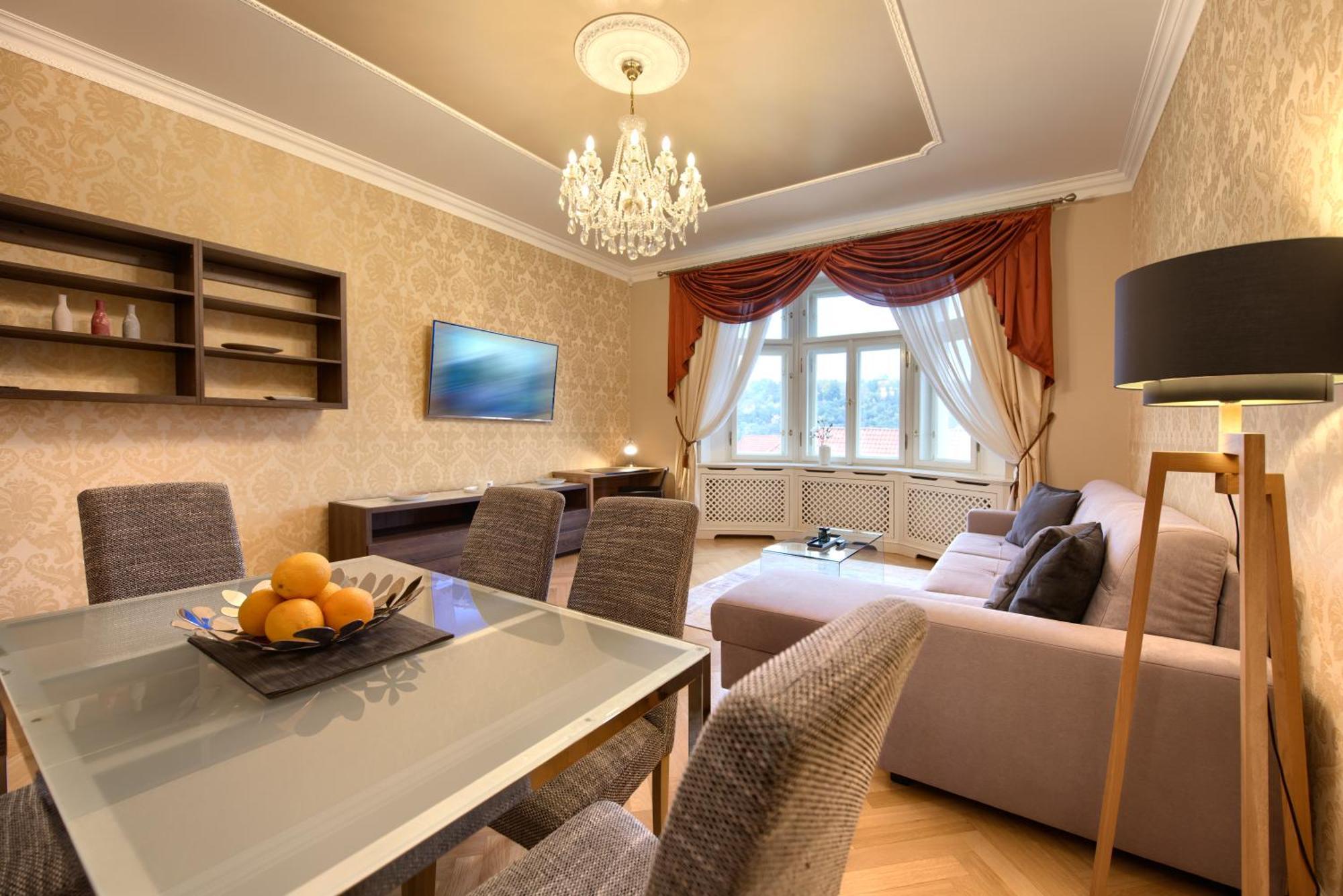 Milosrdnych Apartments Prag Zimmer foto